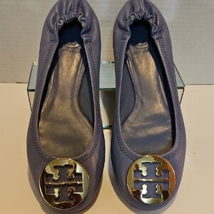 Tory Burch Purple Ballet Flats